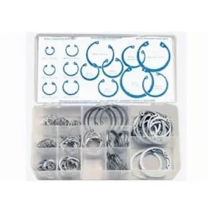 150 Piece Housing Ring Assortment, Steel, 12920