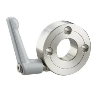 Wedge-lok Shaft Collar with 3 Holes and Lever, ID 40mm x OD 70mm, 20mm Long, 304 Stainless Steel, SCK4020SP3S